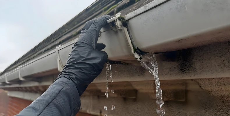 gutter repair and resealing